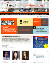 ATD Techknowledge Conference - Learning...